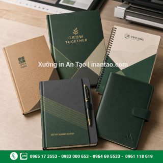 In sổ tay theo yêu cầu đẹp, giá tốt tại TP.HCM