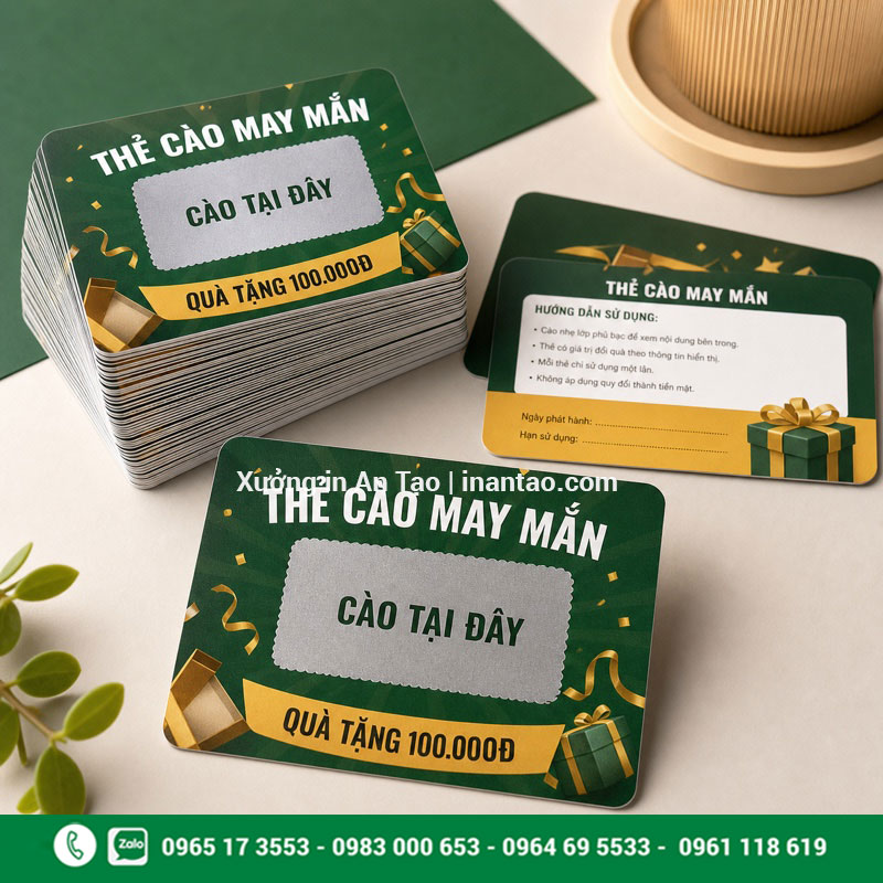 In thẻ cào trúng thưởng theo yêu cầu In thẻ cào trúng thưởng hoàn thiện tại intemgiay.net