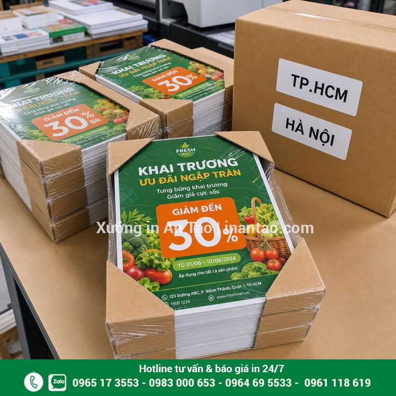Đóng gói giao tờ rơi tại TP.HCM và Hà Nội