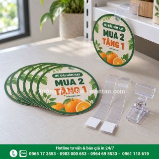 Wobbler quảng cáo: chọn mẫu, chất liệu và giá in tại TPHCM
