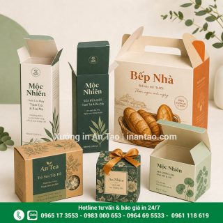 In hộp giấy giá rẻ theo yêu cầu tại TPHCM